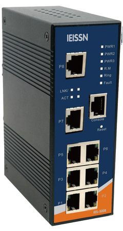IEISSN 8口百兆管理型工業(yè)以太網(wǎng)交換機(jī)IIES-5008 杭州里肯科技的網(wǎng)絡(luò)設(shè)備解決方案